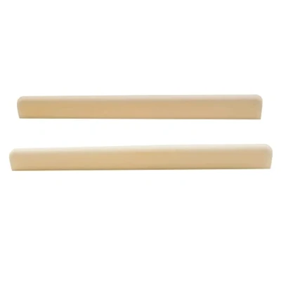 Abbildung von Musiclily Klassische Gitarre Knochen Stegeinlage Bone Saddles,DJ 04 80x3x9mm(2 Stück)