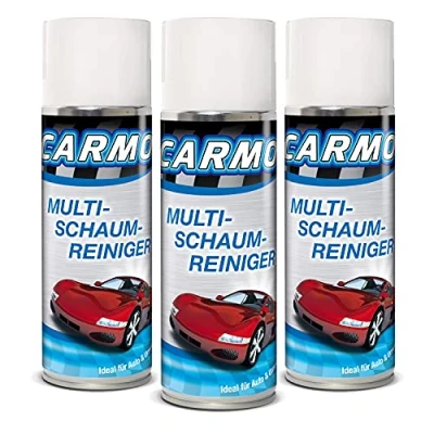Abbildung von 1x CARMO Multi Schaum Reiniger Universalreiniger Aktiv Helmreiniger Glasreiniger 400 ml
