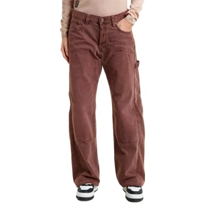 Abbildung von G Star Damen Bowey 3D Carpenter Loose Jeans, Braun (Faded Brown Stone gd D24354 D491 G824), 32W / 34L