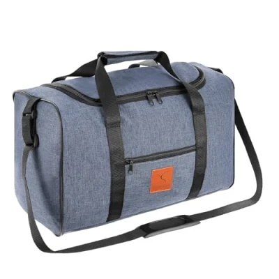 Abbildung von Granori Reisetasche 40x30x25 cm Flugzeug Handgepäck für Eurowings leicht &amp; max. Platz (Modell ET2), mit abschließbarem Fach und verstellbarem Schultergurt, 30 l Volumen