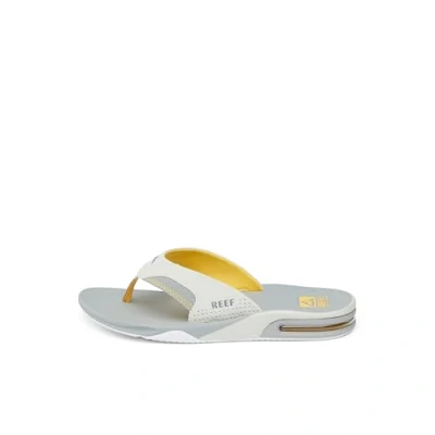 Abbildung von Reef Fanning Zehentrenner, Herren, Größe: 47, Yellow/grey Textil