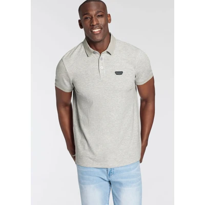 Abbildung von Bruno Banani Poloshirt, mit besonderer Materialstruktur