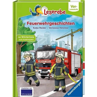 Abbildung von Feuerwehrgeschichten Leserabe ab Vorschule Erstlesebuch für Kinder 5 Jahren (Leserabe Vor Lesestufe)