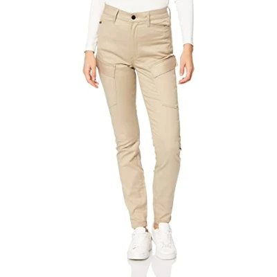 Abbildung von G Star RAW Damen High Shape Cargo Skinny Hose, Beige (Khaki D19011 C105 367), 29W / 32L