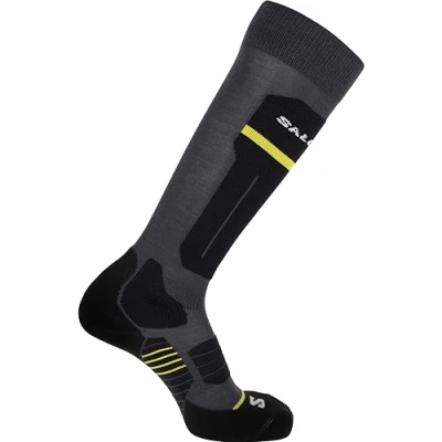 Abbildung von Salomon Spark Unisex Socken Ski Snowboarden, Wärme, Komfort und bleiben an Ort Stelle, Schwarz, 35 5