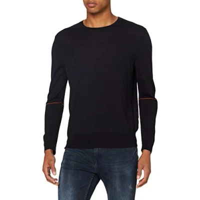 Abbildung von FALKE Herren Longsleeve 60088 Rundhalsausschnitt Longsleeve, Night Sky, XXL