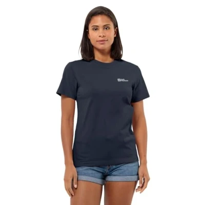 Abbildung von Jack Wolfskin Essential T W Tshirt basic, Damen, Größe: Medium, Night blue