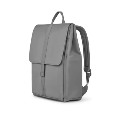 Abbildung von Bugaboo Wickelrucksack, Wasserabweisende Tasche aus nachhaltigem Material, Einfach zu reinigen, mit Wickelunterlage und isolierter Halterung für Flaschen, Moon Grey