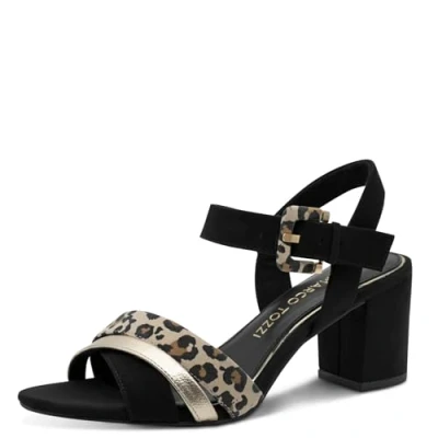 Abbildung von Marco Tozzi Riemensandalette, Damen, Größe: 39, Black Schuhe