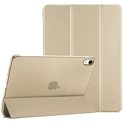 Abbildung von ProCase Hülle für 2022 10,9&quot; iPad 10. Generation 10 Case 10,9 Zoll Modell A2696 A2757, Leicht Dünn Hart Schutzhülle Smart Folio Cover Kompatibel mit Champagner