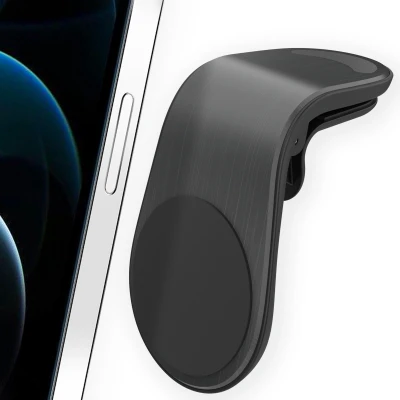 Abbildung von Accezz Handyhalterung für das Auto Universell Lüftungsgitter Magnetisch Schwarz Kunststoff