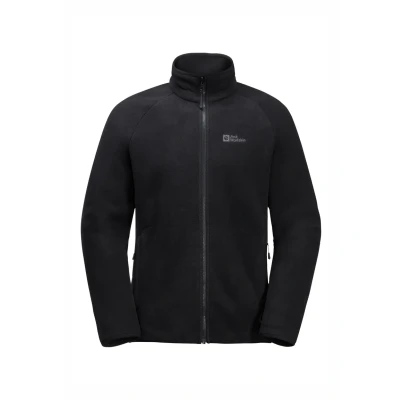 Abbildung von Jack Wolfskin Waldsteig FZ Fleecejacke, Herren, Größe: XXL/3XL, Black