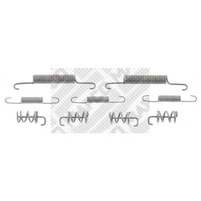 Abbildung von MAPCO 9117 Zubehörsatz, Bremsbacken Hinterachse VOLVO: S60 I, V70 2, S80 I