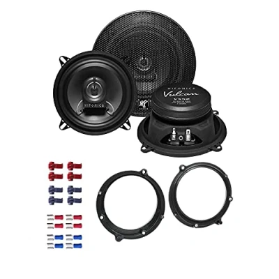 Abbildung von Hifonics VX52 Auto Lautsprecher Boxen 300 Watt 13 cm 2 Wege Koax kompatibel mit Audi A4 (B5) 1994 2001 Türen Front
