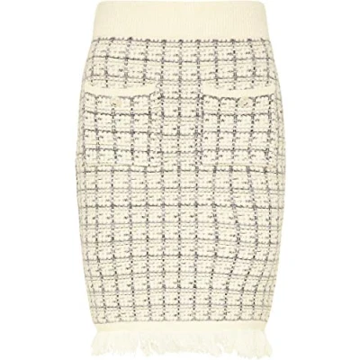 Abbildung von faina Damen 11023597 Business Casual Skirt, Wollweiss, M L EU