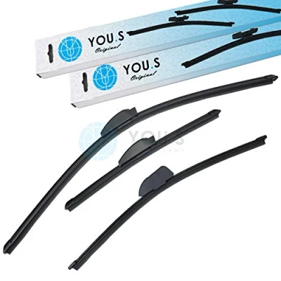 Abbildung von YOU.S SCHEIBENWISCHER SET VORNE + HINTEN 650 350 330 mm (3 Stück)