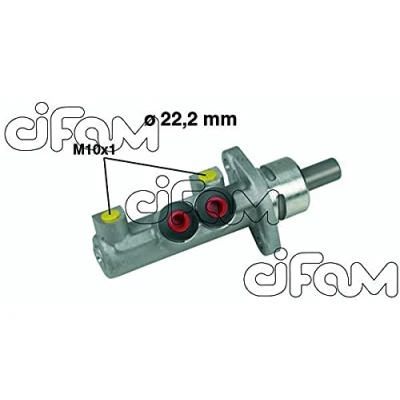 Abbildung von CIFAM 202 327 Hauptbremszylinder 22,20mm Aluminium RENAULT: Megane I Grandtour