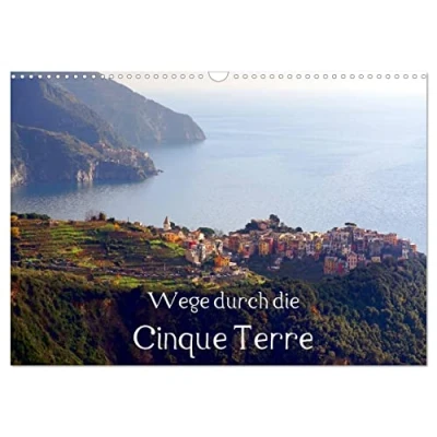 Abbildung von Wege durch die Cinque Terre (Wandkalender 2025 DIN A3 quer), CALVENDO Monatskalender