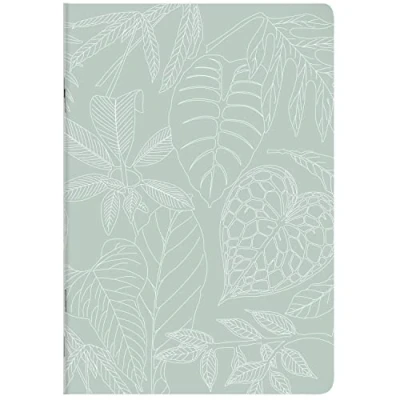 Abbildung von Clairefontaine 115763C Jungle harmony, Notizheft DIN A4, 21x29,7cm, 48 Blatt liniert mit Rand, 90g, Motive sortiert, 1 Stück