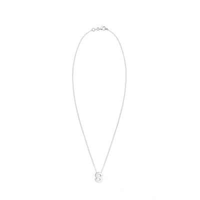 Abbildung von Elli Halskette Damen Buchstabe S Initialen Minimal Basic aus 925 Sterling Silber