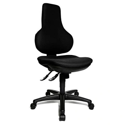 Abbildung von Topstar Bürodrehstuhl Ergo Point schwarz ohne Armlehnen