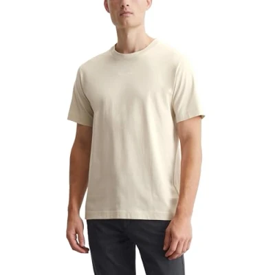 Abbildung von Marc O&#039;Polo Short Sleeve LOGO Tshirt print, Herren, Größe: XXL, Gray silk
