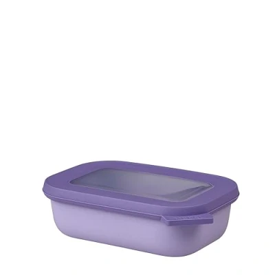 Abbildung von Mepal Multi Bowl Cirqula Rectangular Vorratsdose mit Deckel Geeignet als Luftdichte Aufbewahrungsbox für den Kühlschrank, Mikrowellengeschirr &amp; Frischhaltedosen 500 ml Nordic Lilac