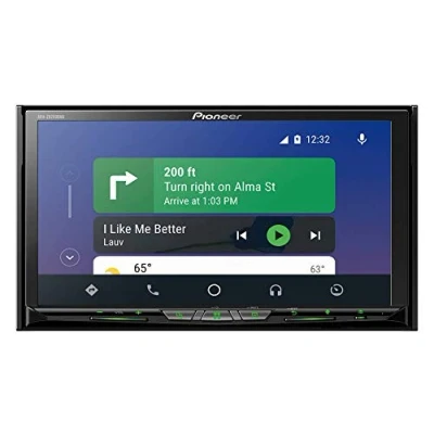 Abbildung von Pioneer AVH Z9200DAB AN 2 DIN Multimedia Player, ausklappbarer 7 Zoll ClearType Touchscreen, Smartphone Anbindung, Apple Car Play, Android Auto, Bluetooth,13 Band Grafikequalizer, inkl. DAB Antenne