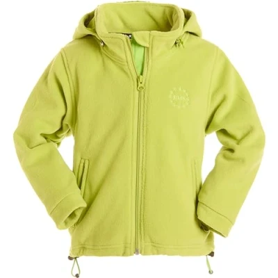 Abbildung von BMS Fleecejacke mit abnehmbarer Kapuze, Limette, Größe 140