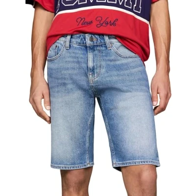 Abbildung von Tommy Jeans Scanton Shorts, Herren, Größe: 28, Denim medium
