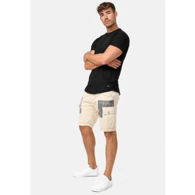 Abbildung von Indicode Jeans Jaramillo Shorts, Herren, Größe: XXL, Fog