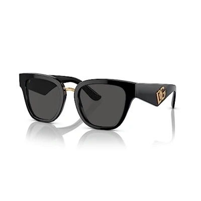 Abbildung von Dolce&amp;Gabbana Sonnenbrille, Damen, Größe: 51, Black