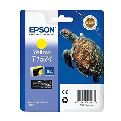 Abbildung von Epson Tintenpatrone T1574 gelb Stylus Photo R3000