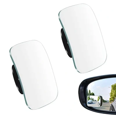 Abbildung von XPOOP 2 Stück Toter Winkel Spiegel Auto Blind Spot Universal Trainer Rückspiegel HD Einstellbar Konvexe Zusätzliche Für Alle Arten von Fahrzeugen