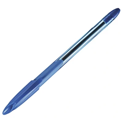 Abbildung von KeyRoad Kugelschreiber 0,1 mm/ 50 Stück/Farbe: Blau/das Büro Vorschule und Schule/Mit ergonomischem weicher Griff