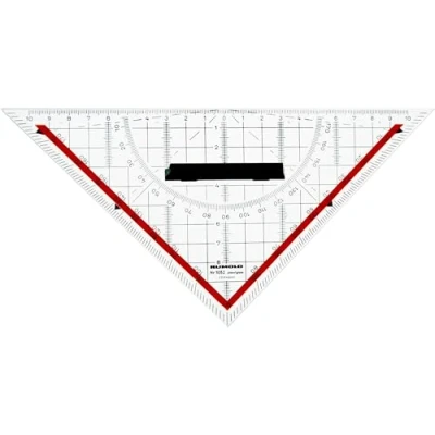 Abbildung von Rumold TZ Dreieck 22,5cm Acryl transparent mit abnehmbarem Griff