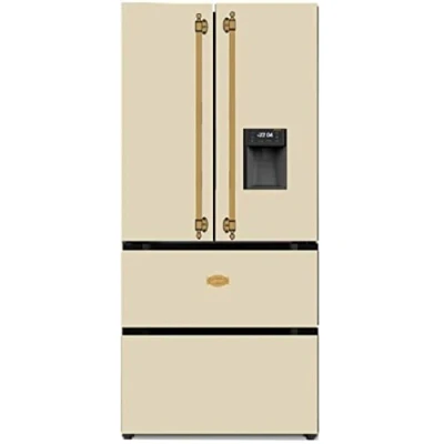Abbildung von Kaiser KS 80425 ElfEm Side by Kühlschrank, 83 cm breit, 183 hoch, Retro Kühl Gefrier Kombi, No Frost 506 L