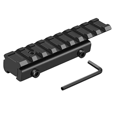 Abbildung von ACEXIER Ausgezeichnete Qualität Schwalbenschwanzweber Picatinny Schienenadapter 11mm bis 20mm Tactical Scope Extend Mount Adapter für die Jagd
