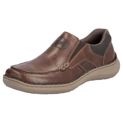 Abbildung von Rieker Slipper, Freizeitschuh, Schlupfschuh mit gepolstertem Schaftrand