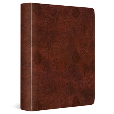 Abbildung von ESV Single Column Journaling Bible: English Standard Version Chestnut Trutone Leaves Design Bible