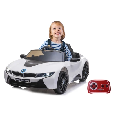 Abbildung von Jamara Elektro Kinderauto Ride on BMW I8 Coupe weiß, Belastbarkeit 30 kg