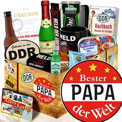 Abbildung von DDR Geschenke + Geburtstagsgeschenke lustig Ossi Box für den Mann
