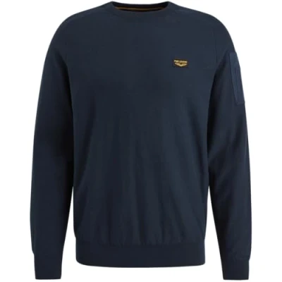 Abbildung von PME LEGEND Strickpullover R NECK AMERICAN CLASSIC KNIT aus Baumwolle