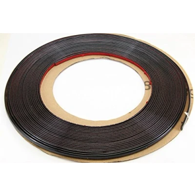 Abbildung von SCHWARZE Zierleiste 8mm x 15m selbstklebend universal Auto Kontur Leiste schwarz