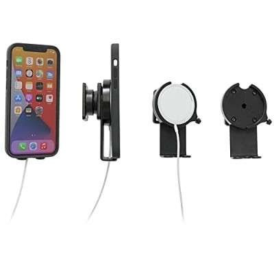 Abbildung von Brodit Gerätehalter 216176 Made IN Sweden für Smartphones Apple iPhone 12, 12 Pro Max, Pro, Mini, schwarz, 971870