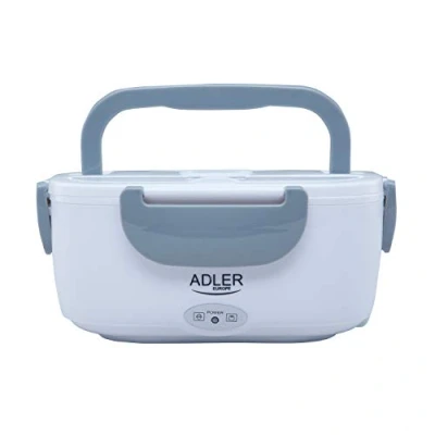 Abbildung von Adler Elektrische Lunchbox AD 4505, Brotdose, Speisewärmer, Warmhaltebehälter, Edelstahl, blau