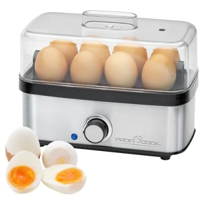 Abbildung von ProfiCook Eierkocher PC EK 1275, bis zu 8 Eier, Omelett /Pochier Funktion