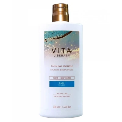 Abbildung von Vita Liberata Klares Selbstbräunungs Mousse dunkle, leichte und schnell trocknende Formel, ungetönt für minimale Übertragung, dauerhafte Bräune, formuliert mit Bio Aloe Vera Hyaluronsäure, 200