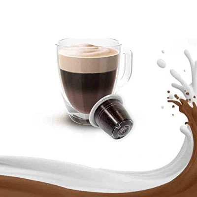 Abbildung von 10 Kapseln Nespresso* Kaffee Kompatibel Mocaccino Kickkick