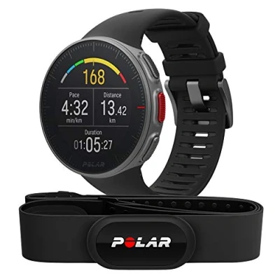 Abbildung von Polar Vantage V + H10 Herzfrequenz Messgerät Schwarz